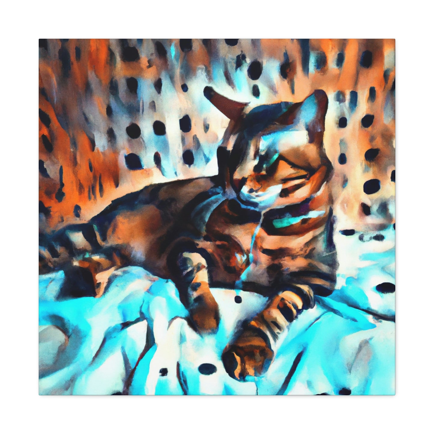 "Bengal in Abstraction" - Canvas