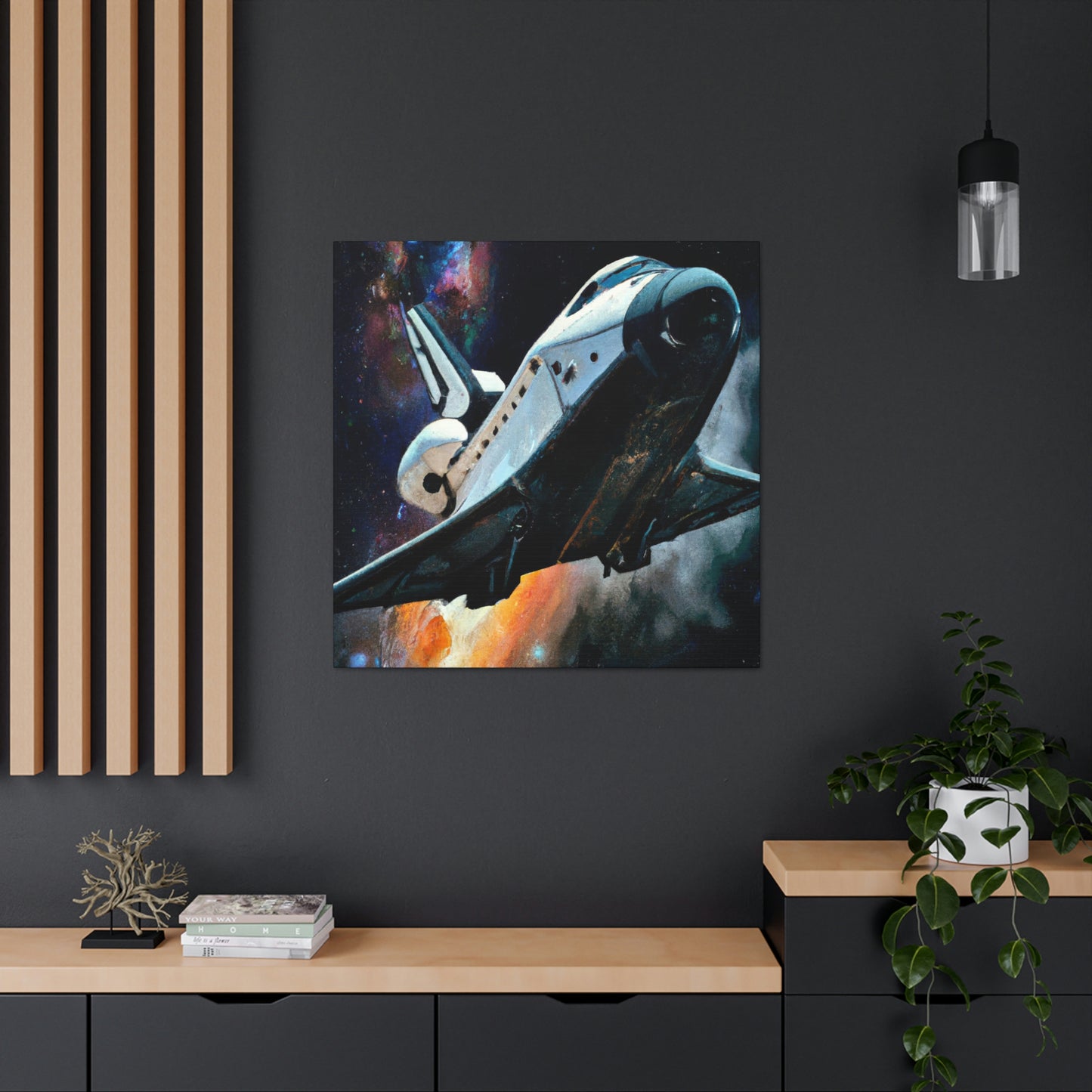 "Space Shuttle Dreaming" - Canvas