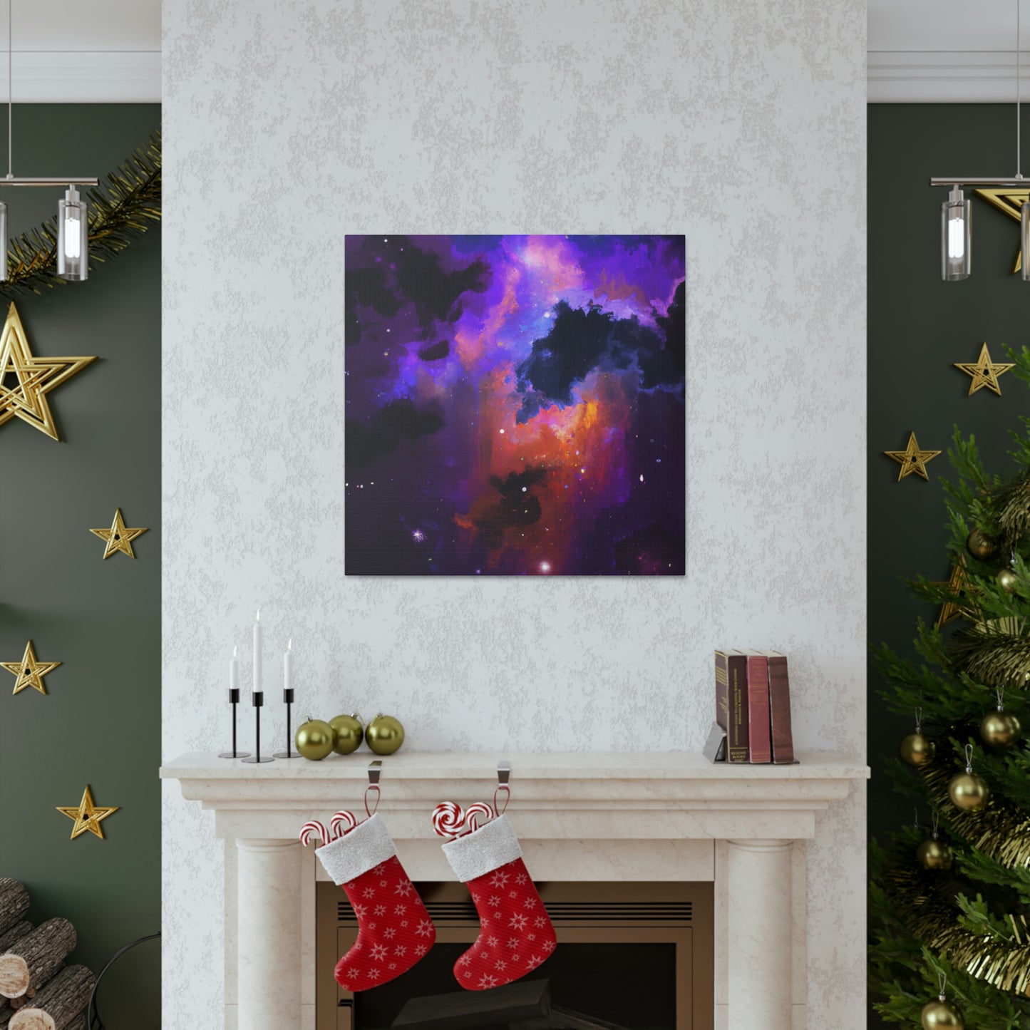 "A Cosmic Nebula Vision" - Canvas