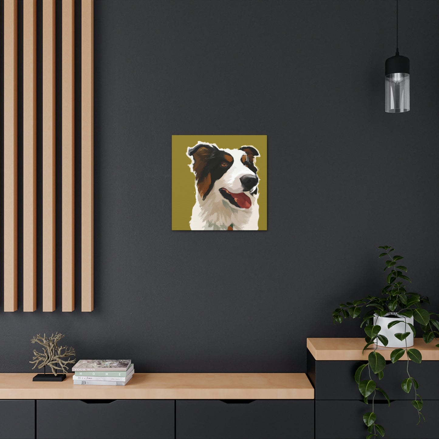 "Border Collie Simplicity" - Canvas