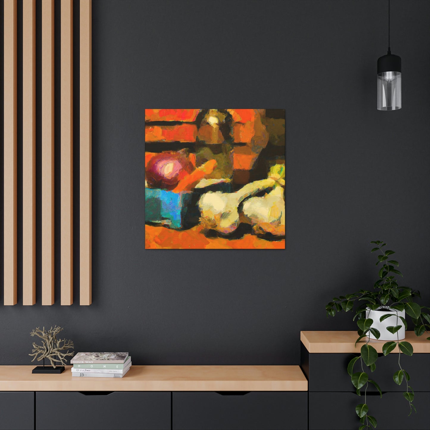 "Vegetables in Abstraction" - Canvas