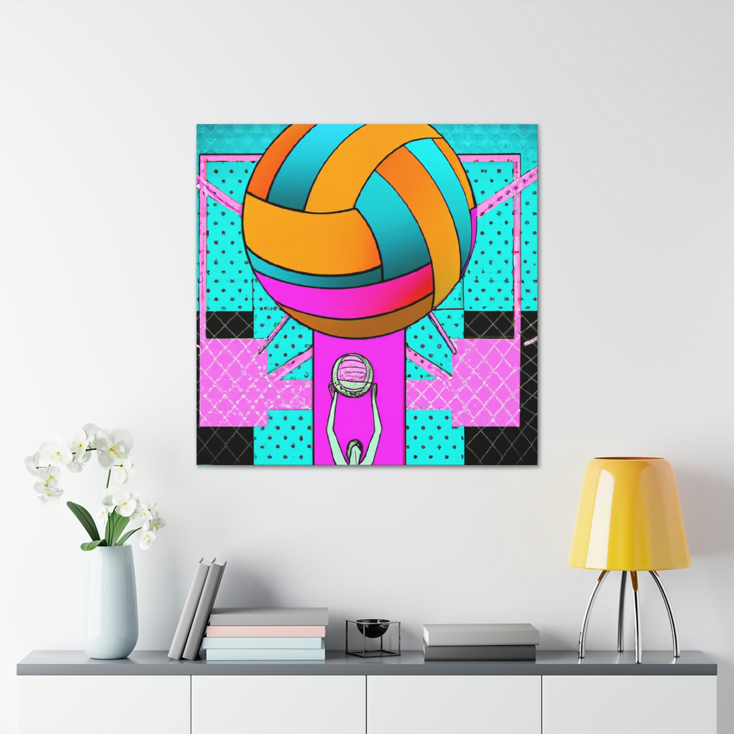 "Volleyball on the Beach" - Canvas