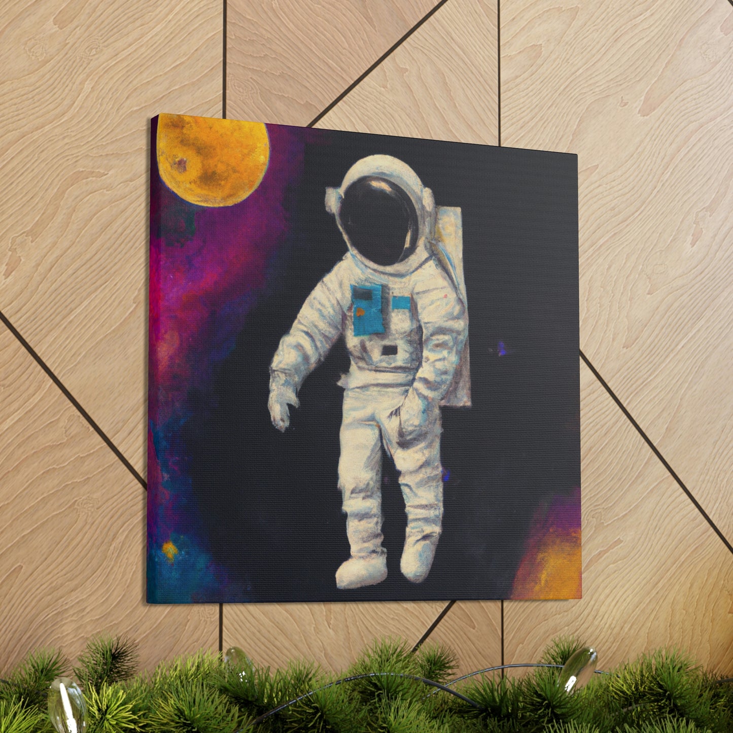 Modern Spacesuit Exploration - Canvas