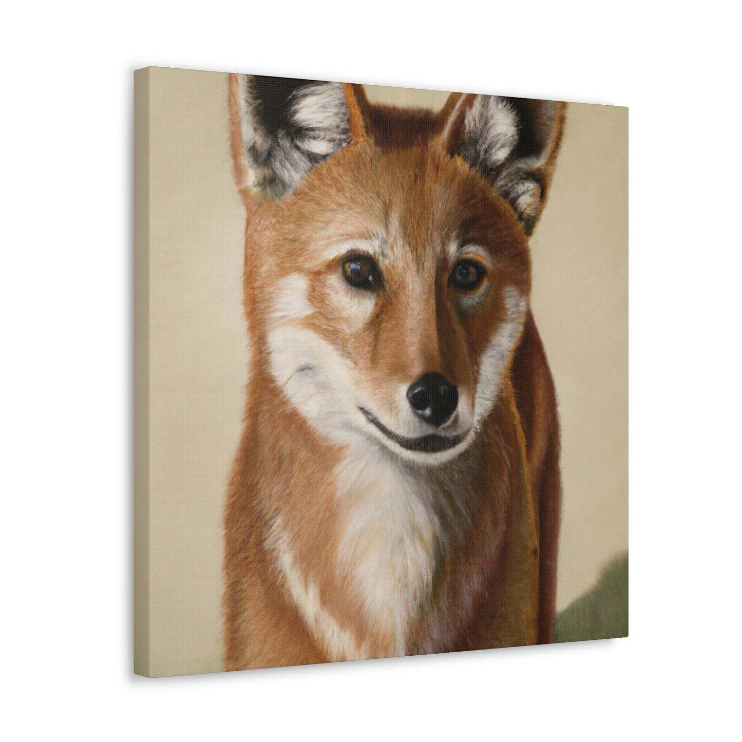 Dhole in Hyperrealism - Canvas