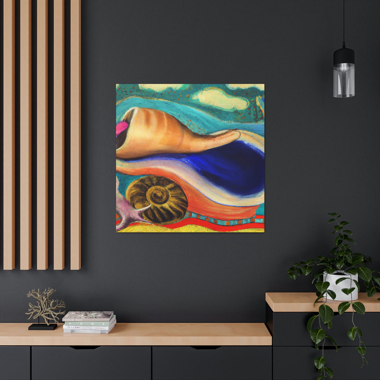 "Sea Shell Symphony" - Canvas