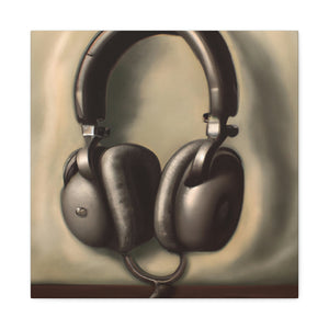 "Headphones on a Cloud" - Canvas