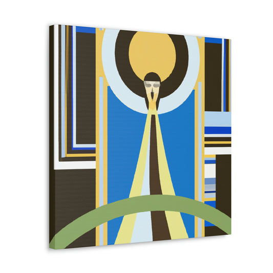 Catching Art Deco Lasso - Canvas