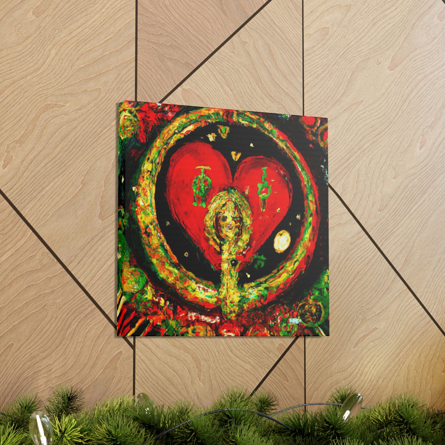 Love's Radiant Halo - Canvas