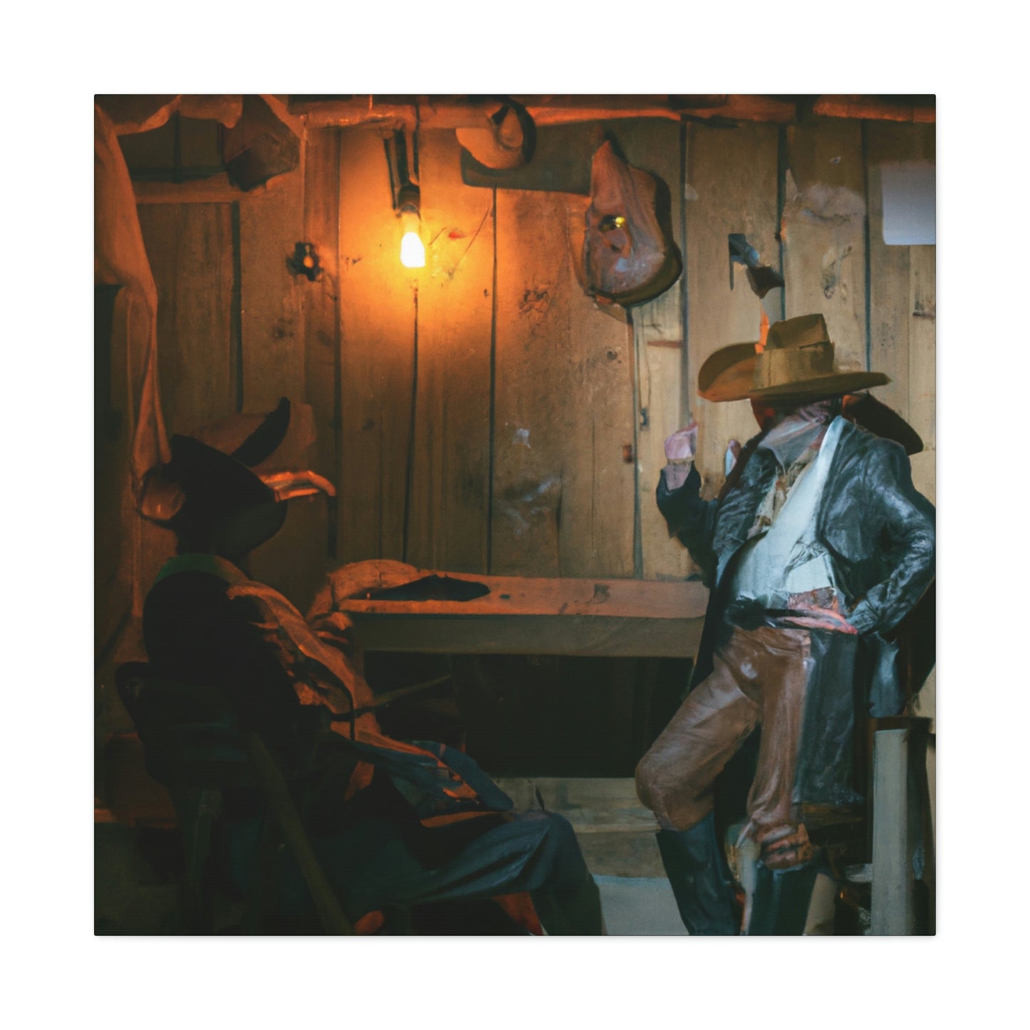 Saloon at Twilight - Canvas