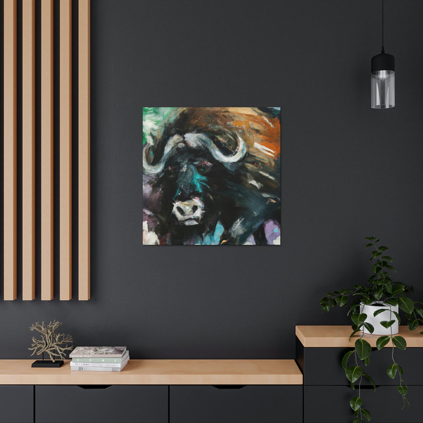 "Musk Ox Expressionism" - Canvas