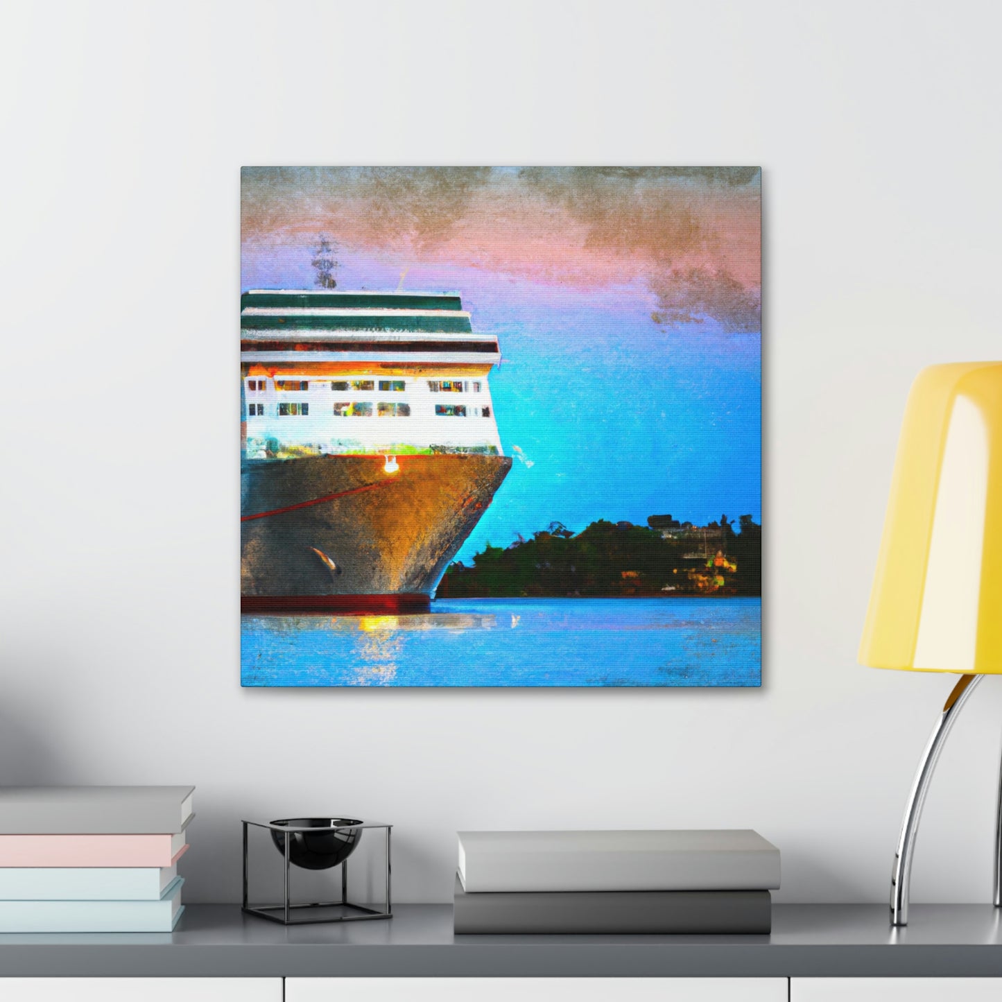 "Cruise Ship Symphony Scene" - Canvas