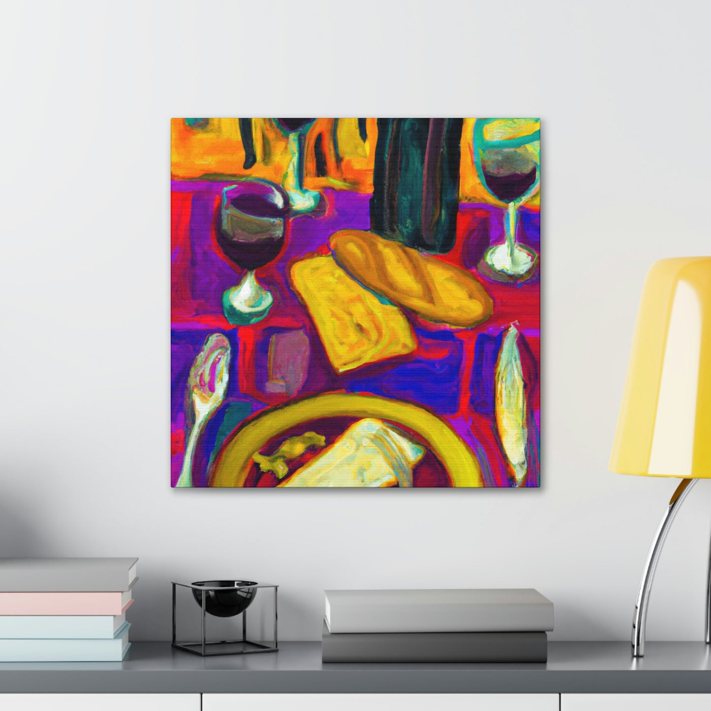 "Fauvism Dinner Delight" - Canvas