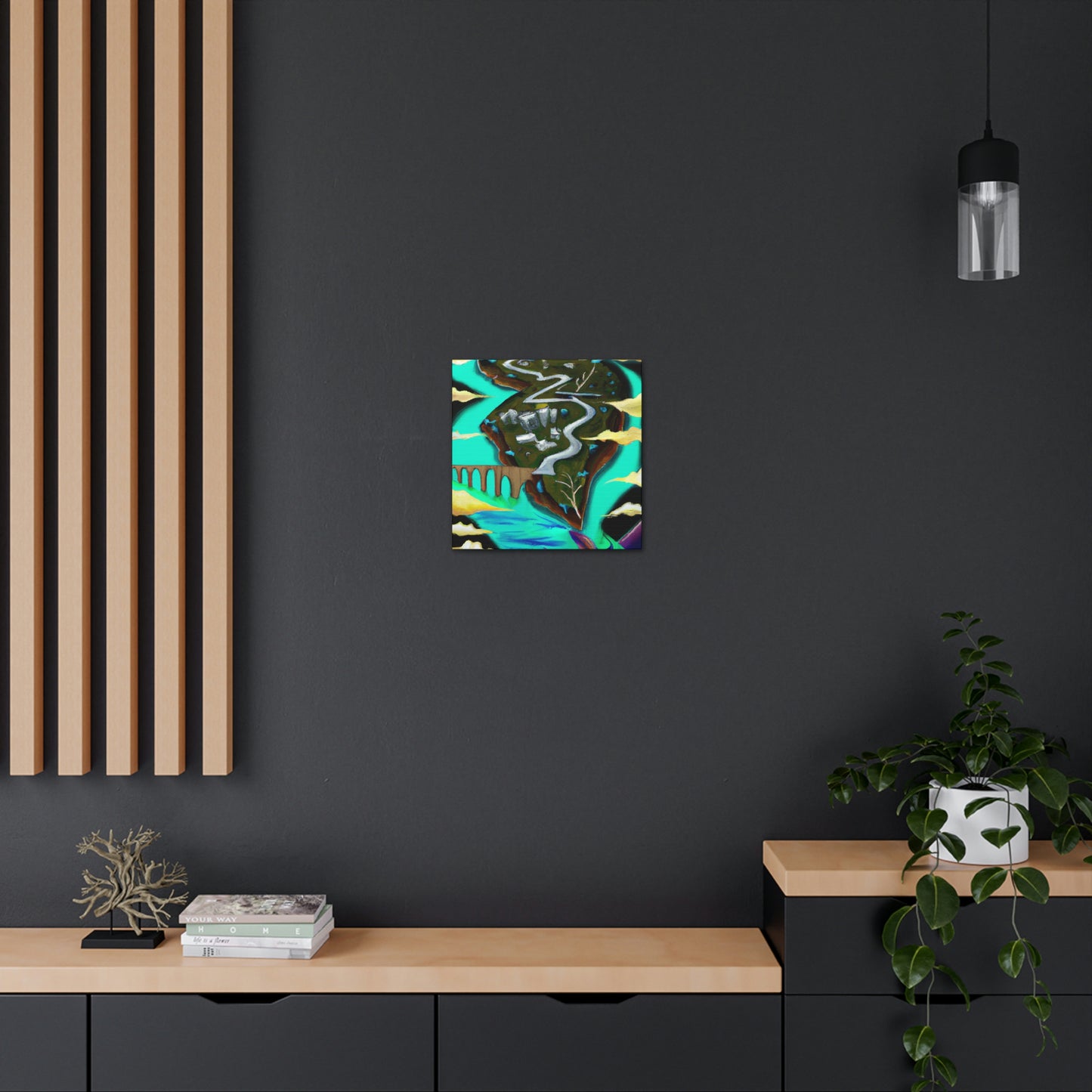 River's Surreal Journey - Canvas