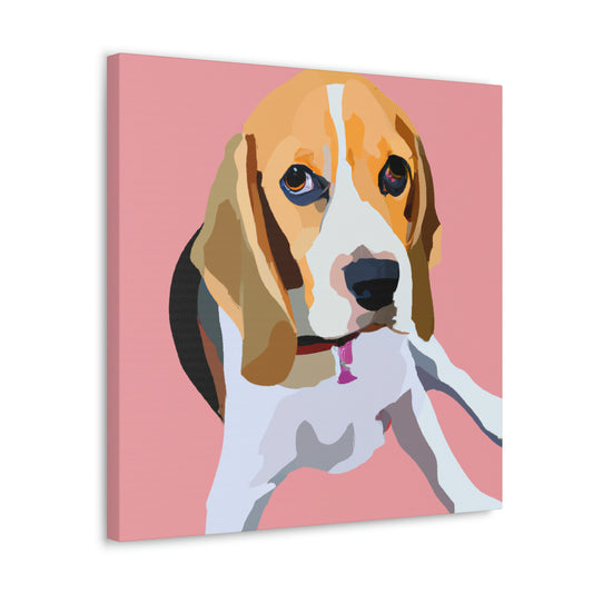 "Regal Beagle Minimalism" - Canvas