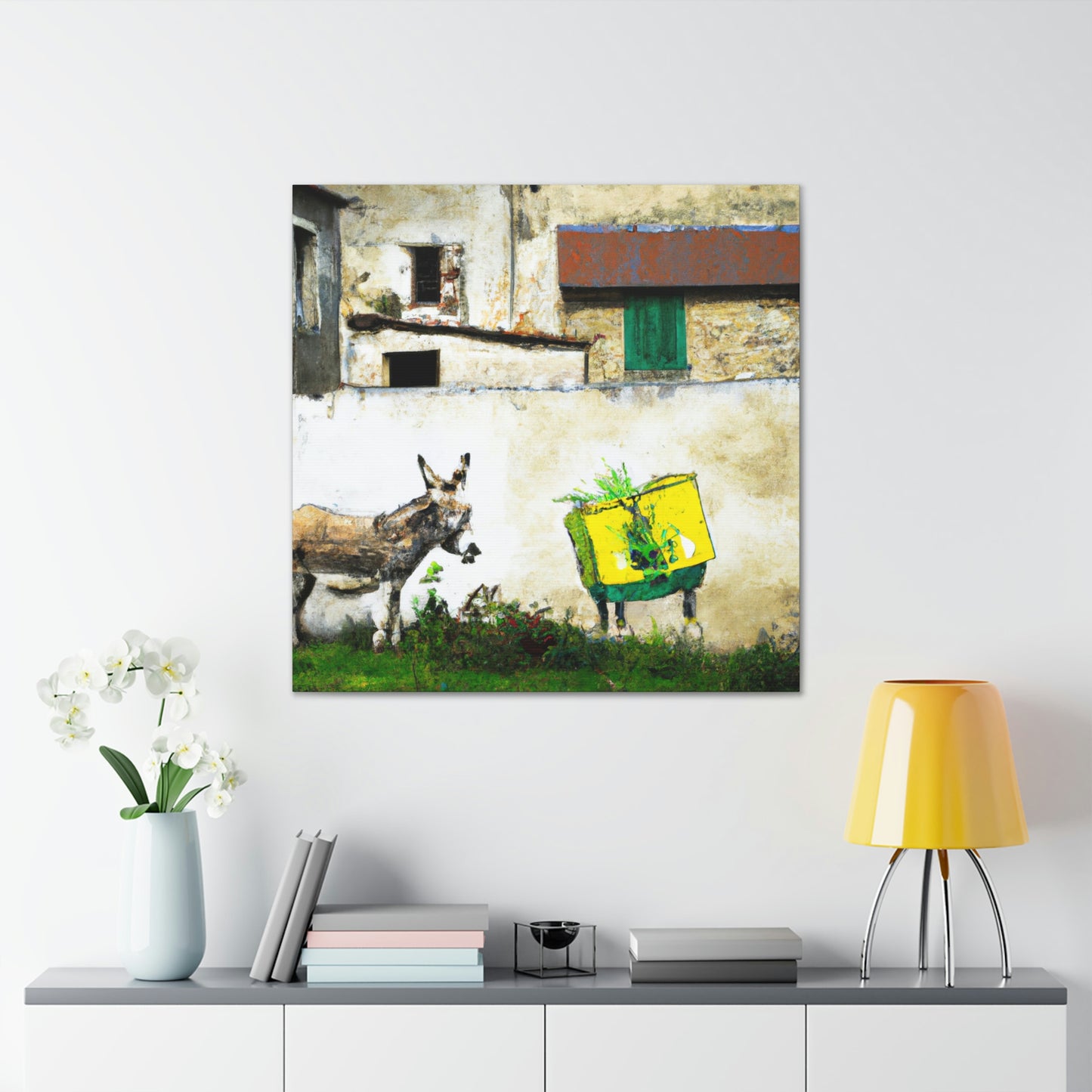 "Donkey Street Mural" - Canvas