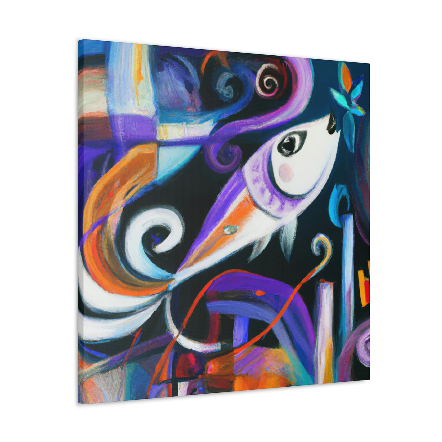 Sea of Swimming Fish - Canvas