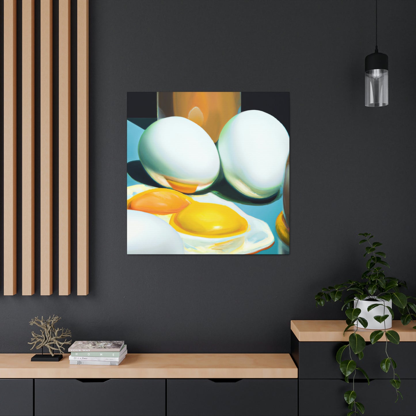 Eggs in Splendor. - Canvas