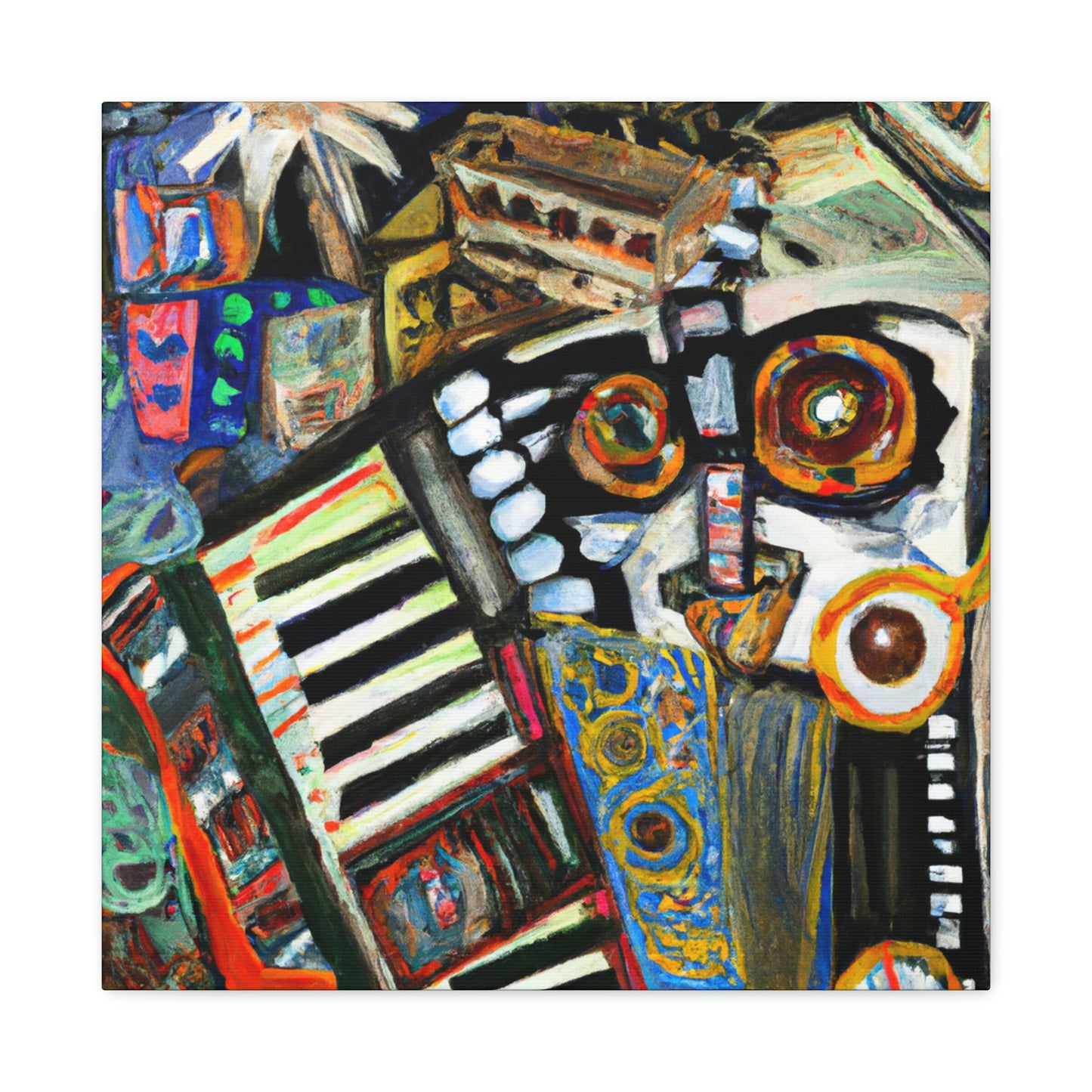 Accordion in Abstraction - Canvas