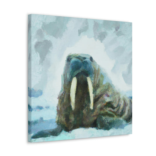 "Walrus in Expressionism" - Canvas