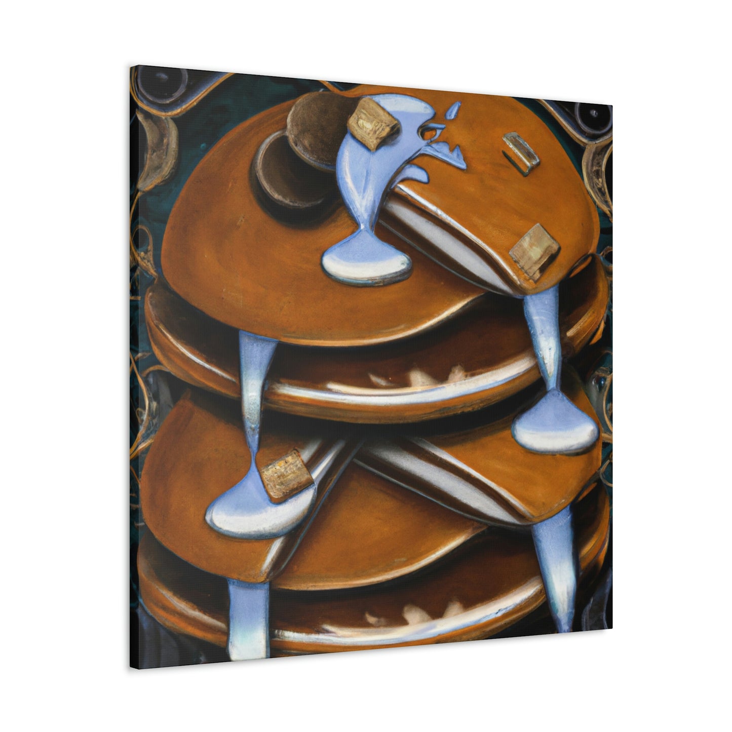 "Pancakes of the Roaring Twenties" - Canvas