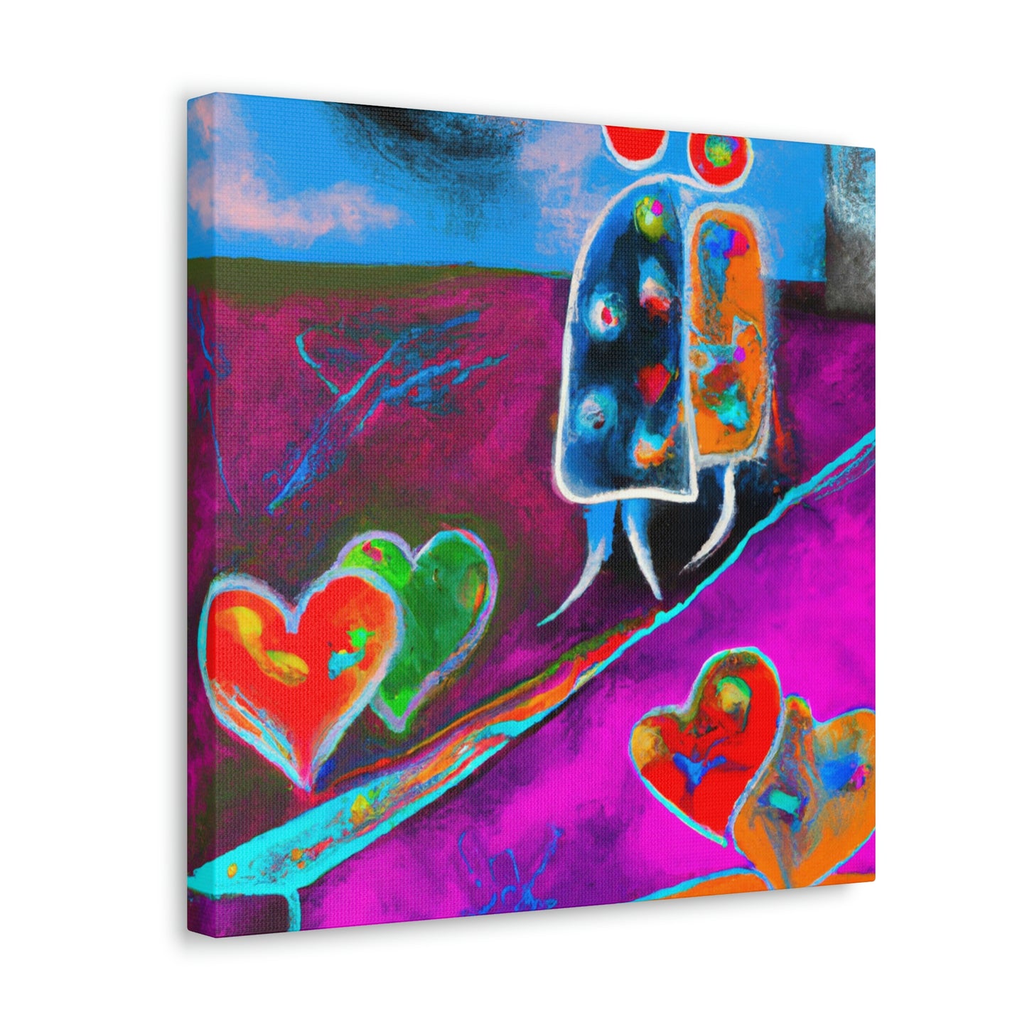 Love's Valiant Journey - Canvas