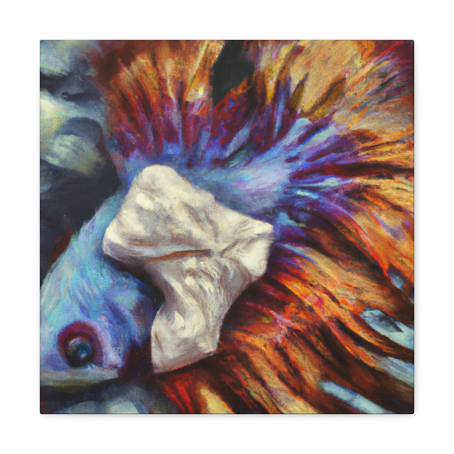 "Surreal Betta Flying" - Canvas