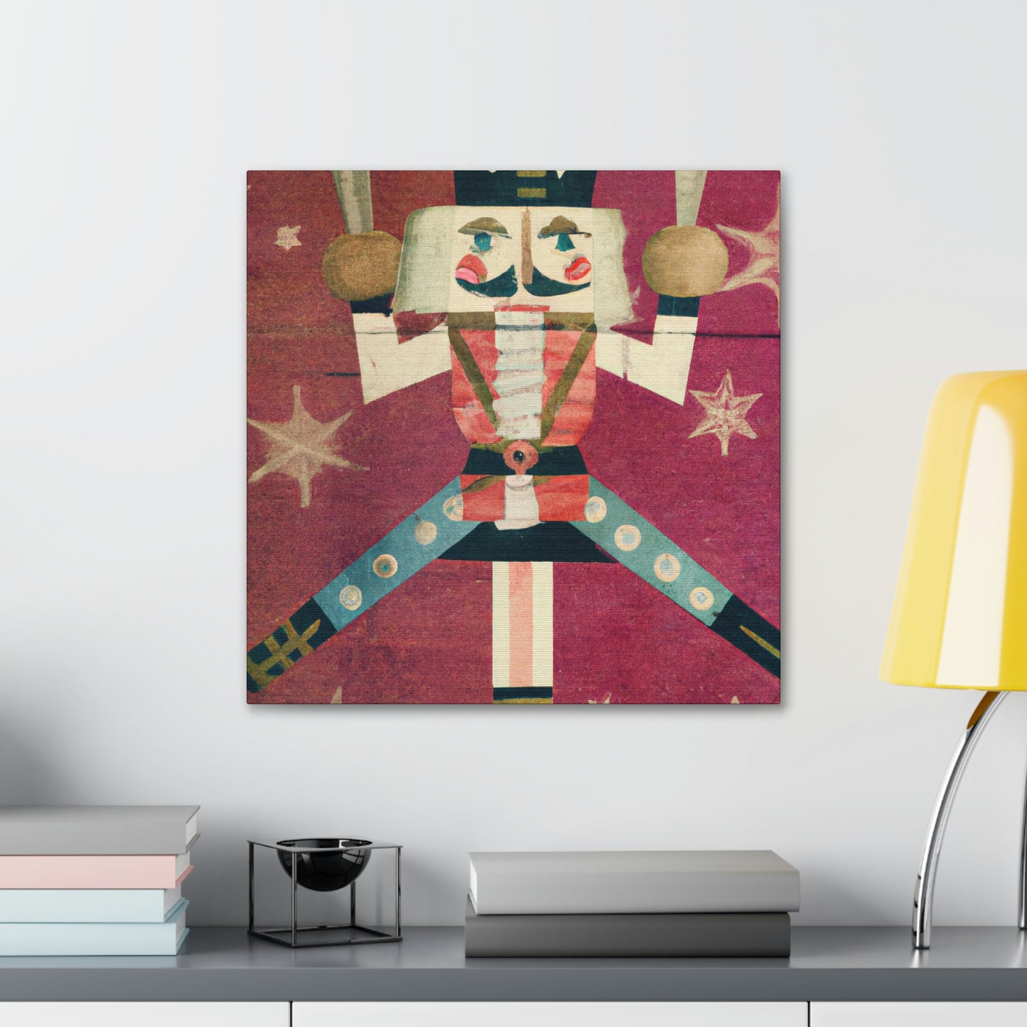 Nutcracker in Glitter - Canvas