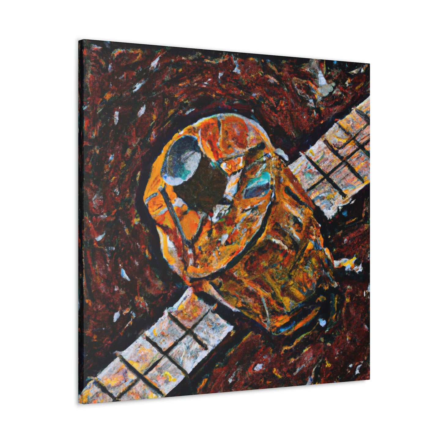 Satellite in Orbit Beauty - Canvas