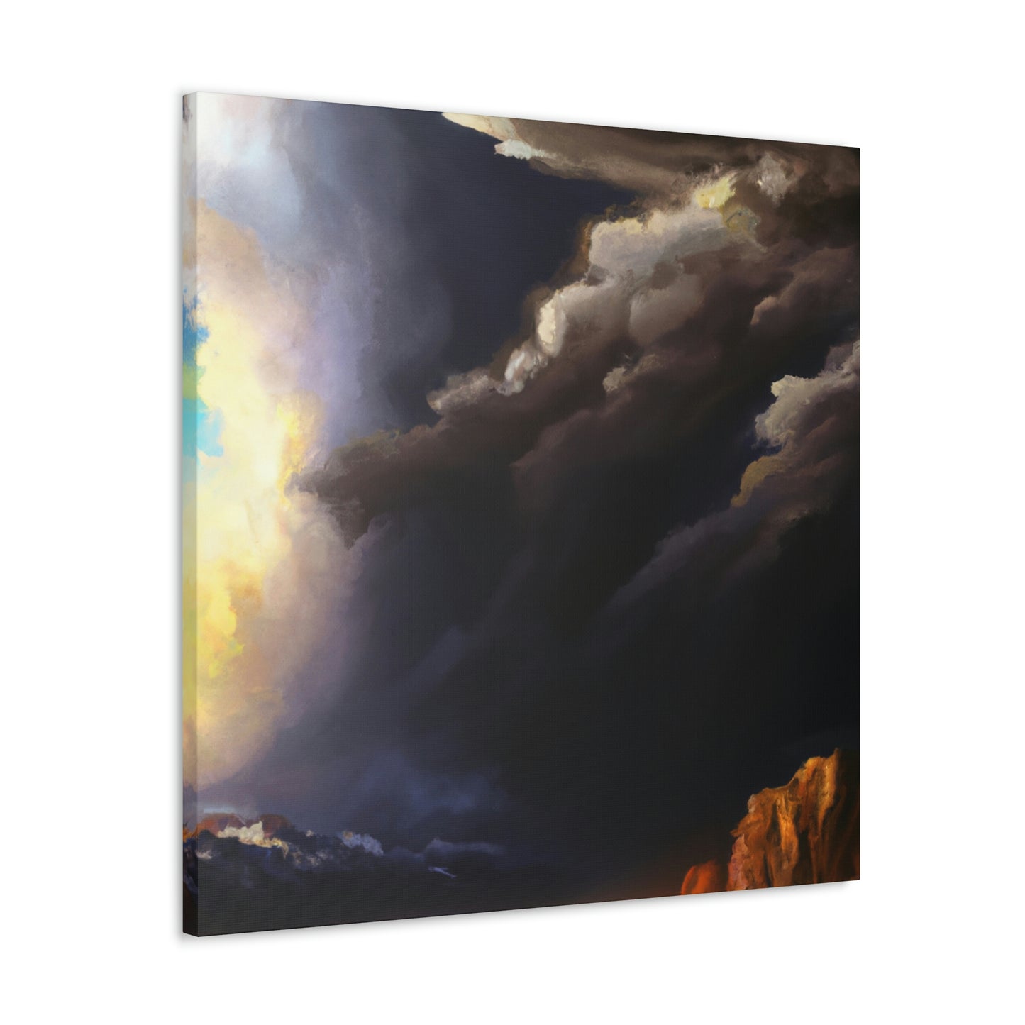 "Stormy Weather Ahead" - Canvas