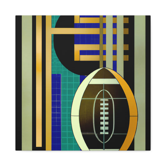 "Football's Golden Splendor" - Canvas