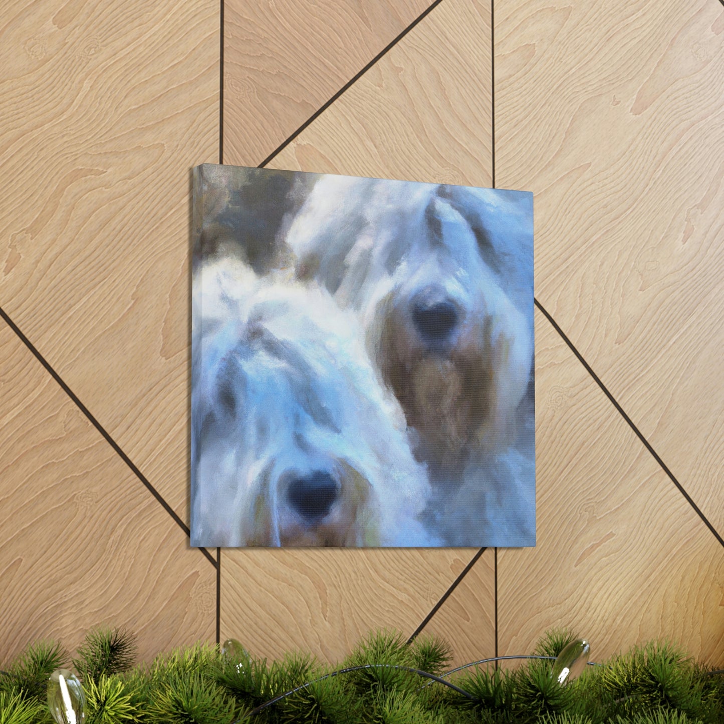 Old English Sheepdog Dream - Canvas