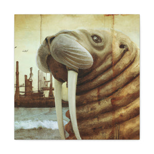 Walrus of Steampunk Era - Canvas