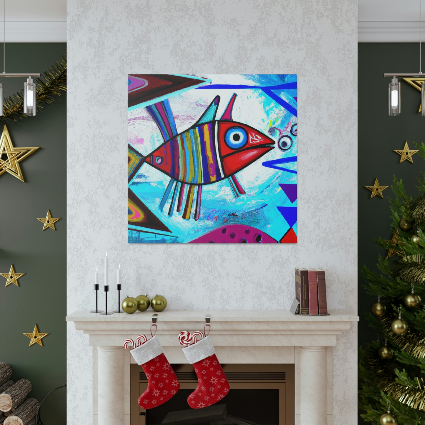 "Fish of the Unseen" - Canvas