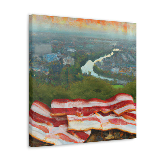 "Bacon Under Moonlight" - Canvas