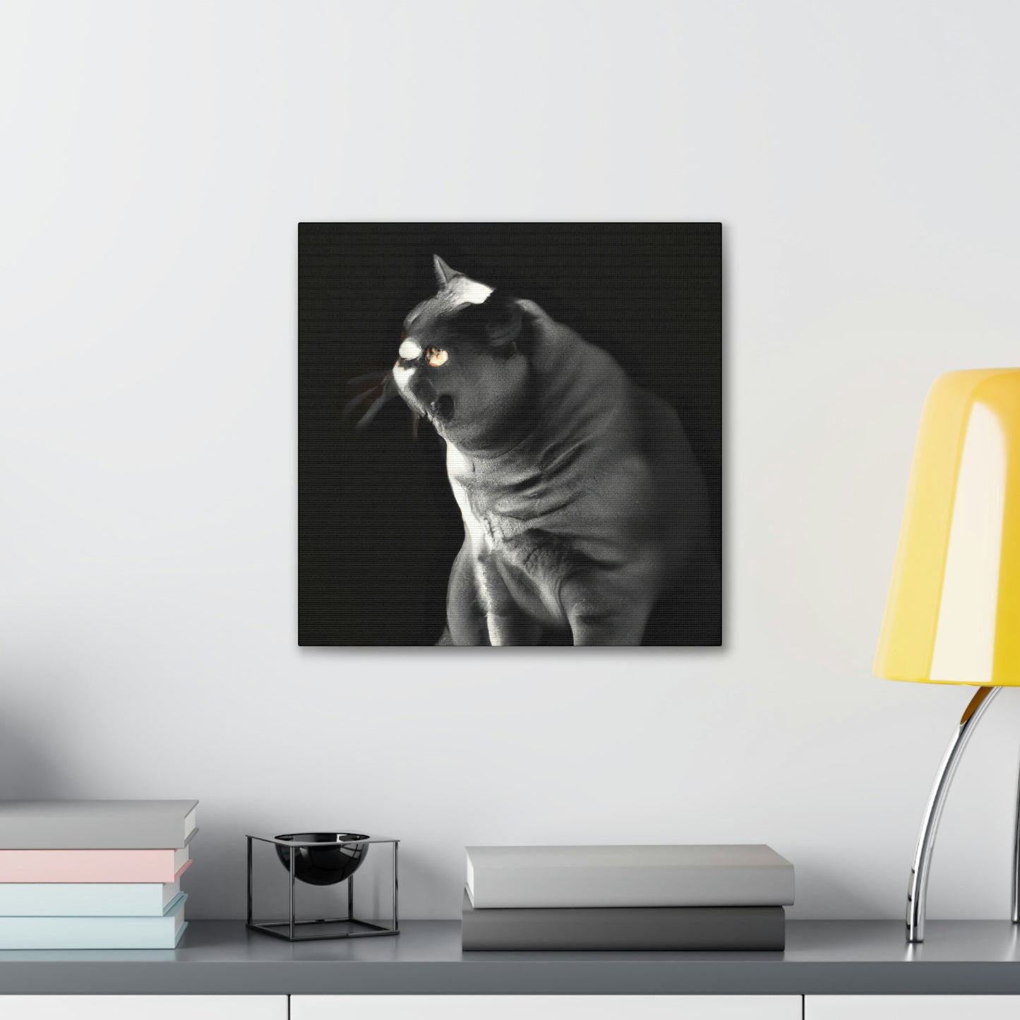 "British Shorthair Slumber" - Canvas