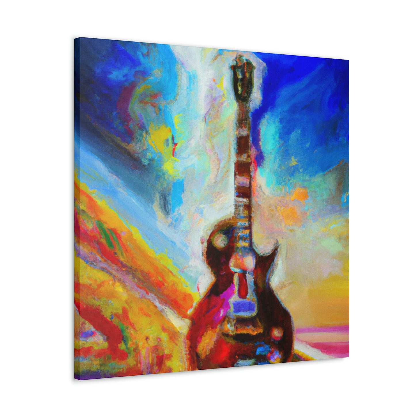 Gibson in Abstract Forms - Canvas