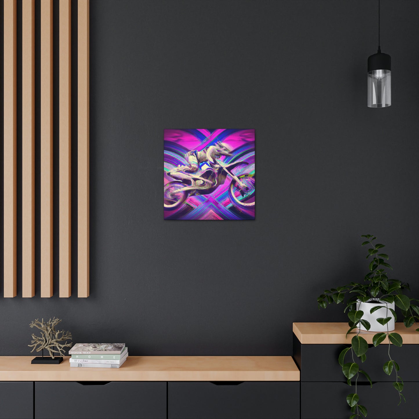 Motocross in Motion - Canvas