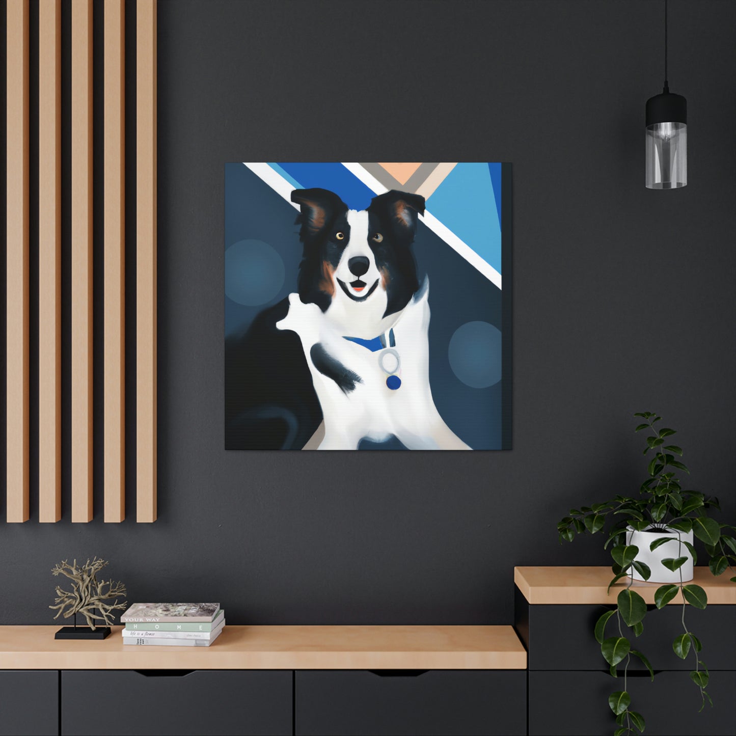 Border Collie Brilliance - Canvas