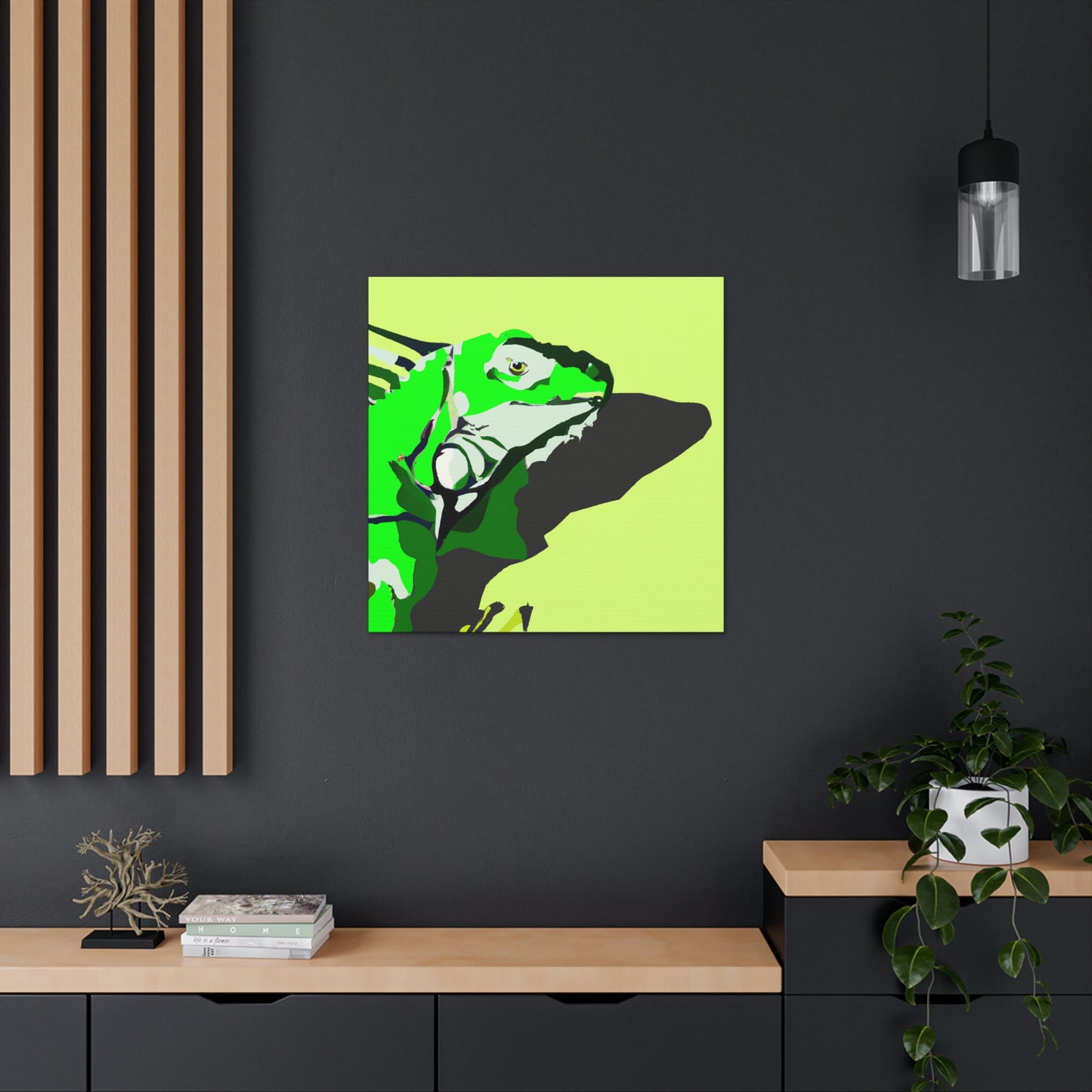 Iguanas in Stillness - Canvas