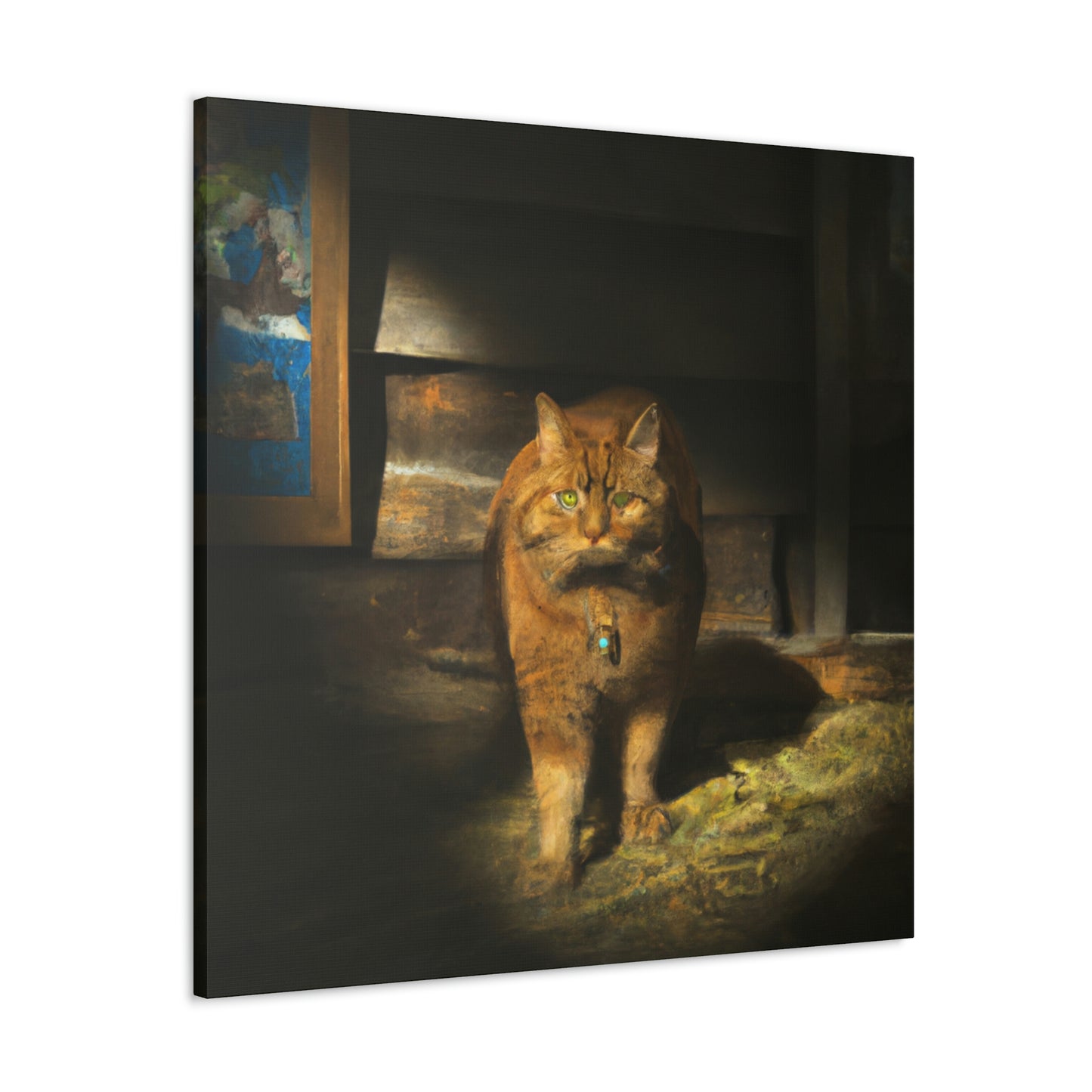 Purr of the Barn - Canvas