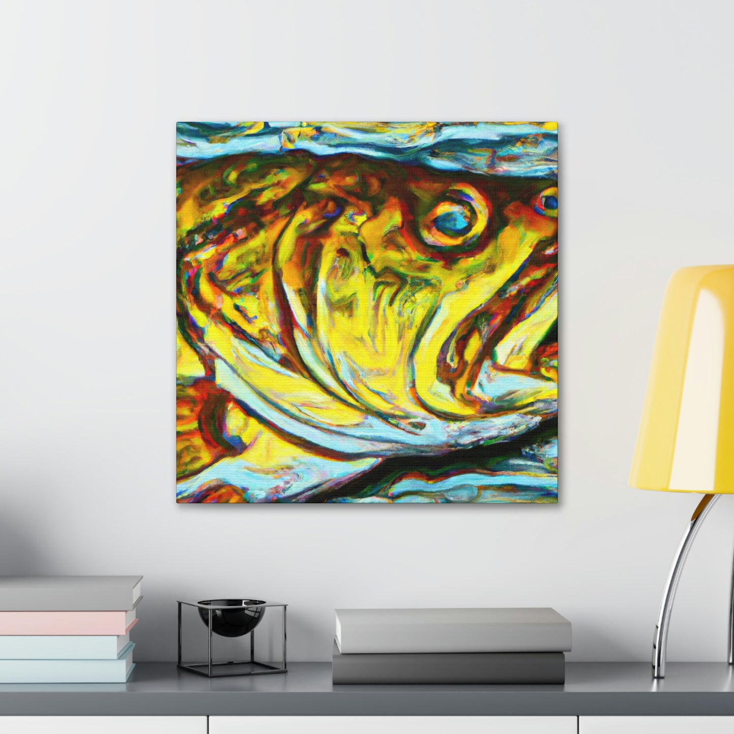 Walleye Splendor Rising - Canvas