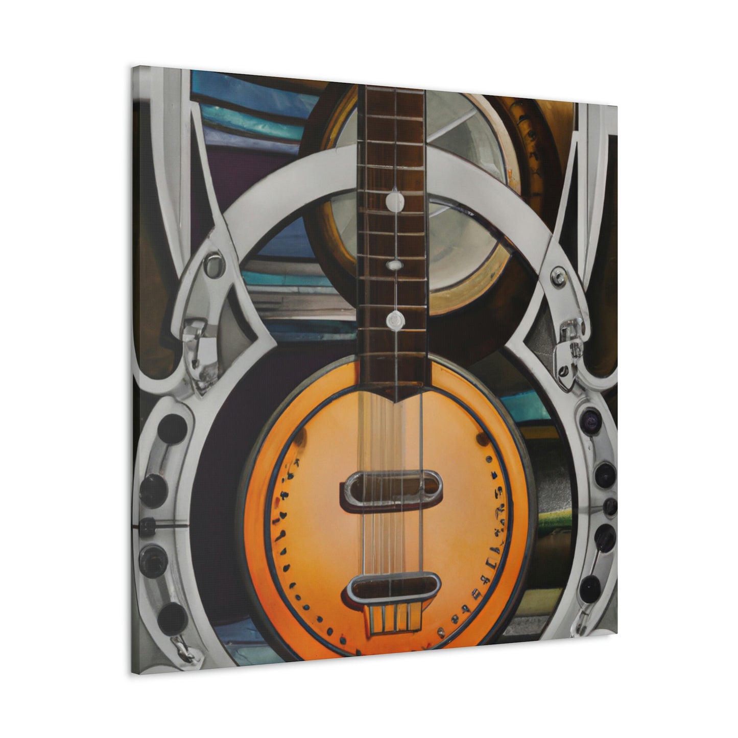 "Banjo in Art Deco" - Canvas