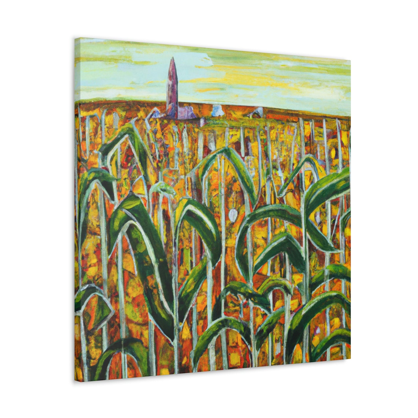 "Corn Field in Surrealism" - Canvas