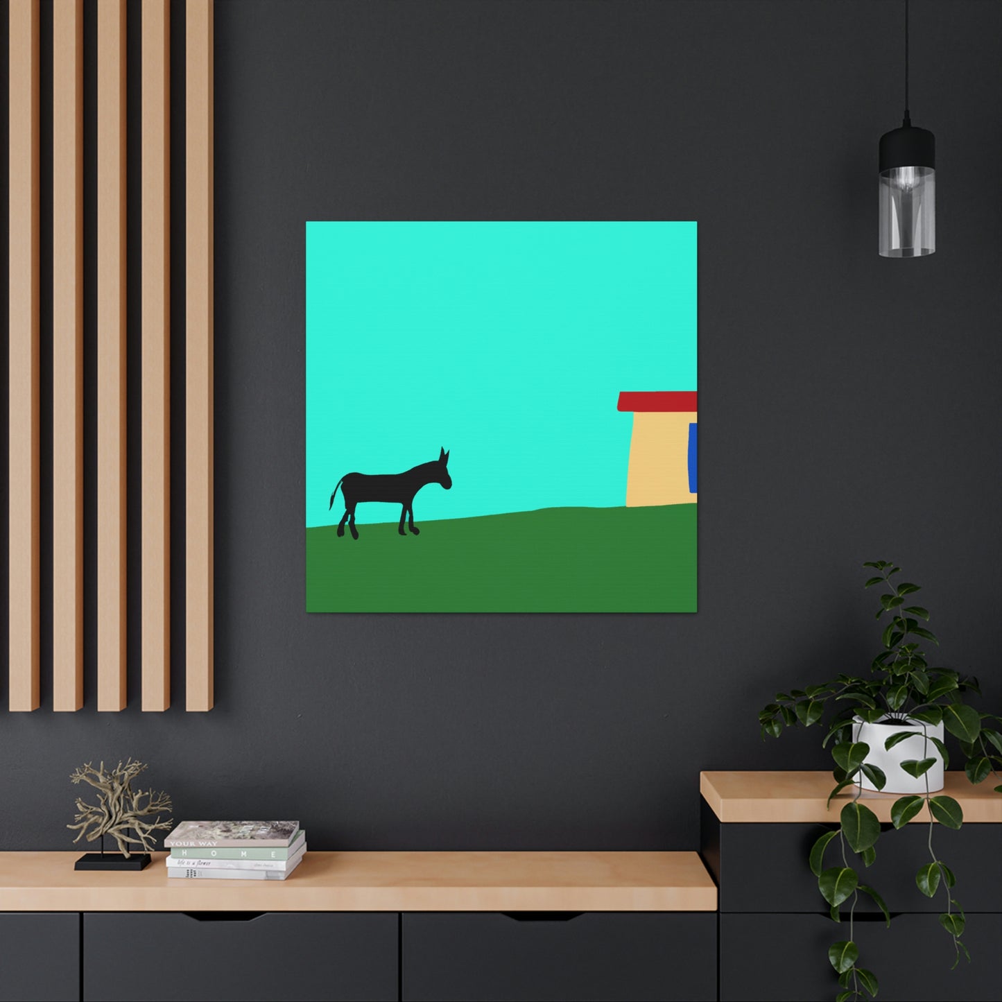 Mules in Simplicity - Canvas