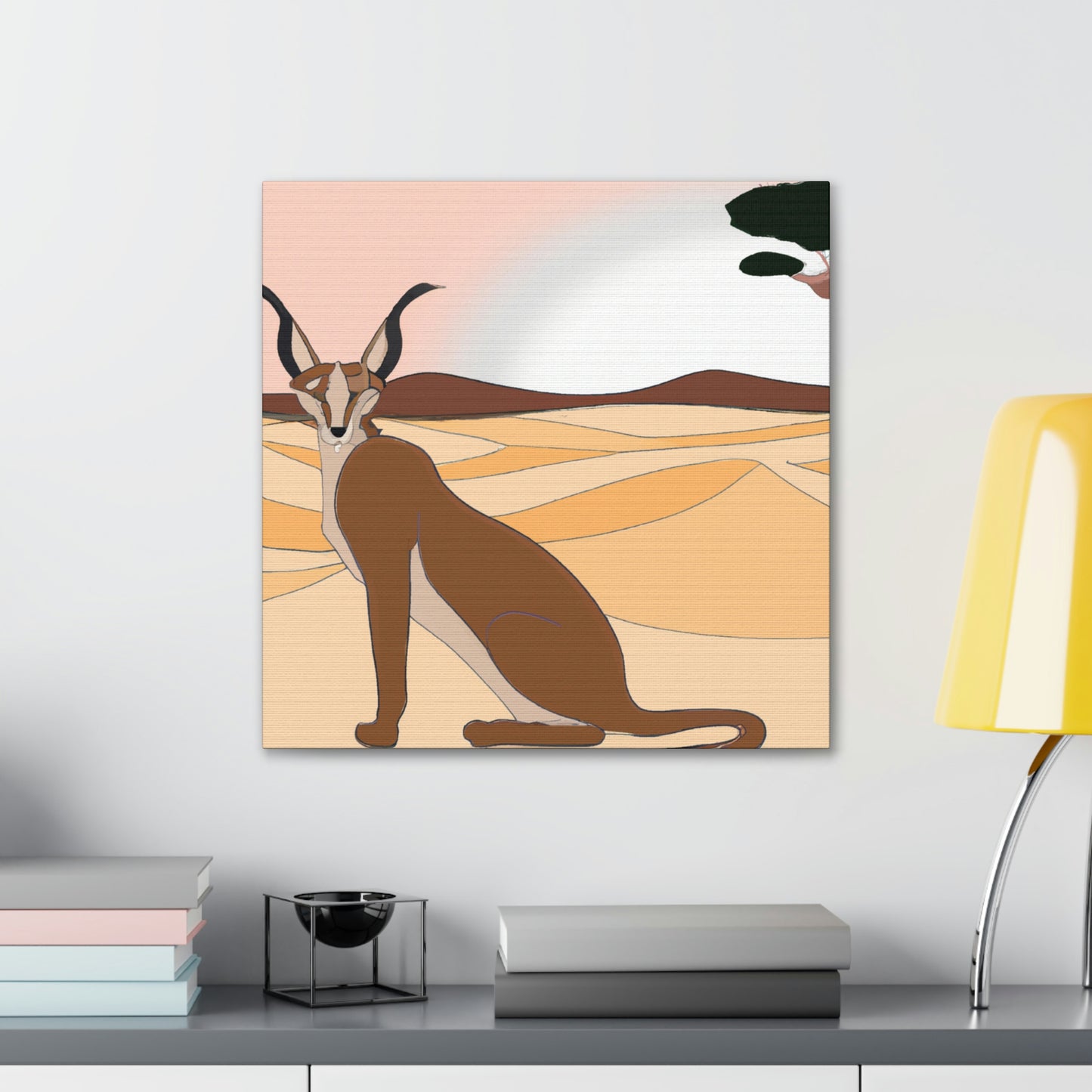 Caracal's Classic Charm - Canvas