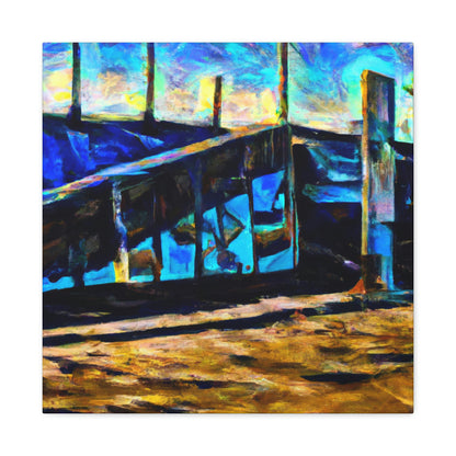 "Seawall at Sunrise" - Canvas