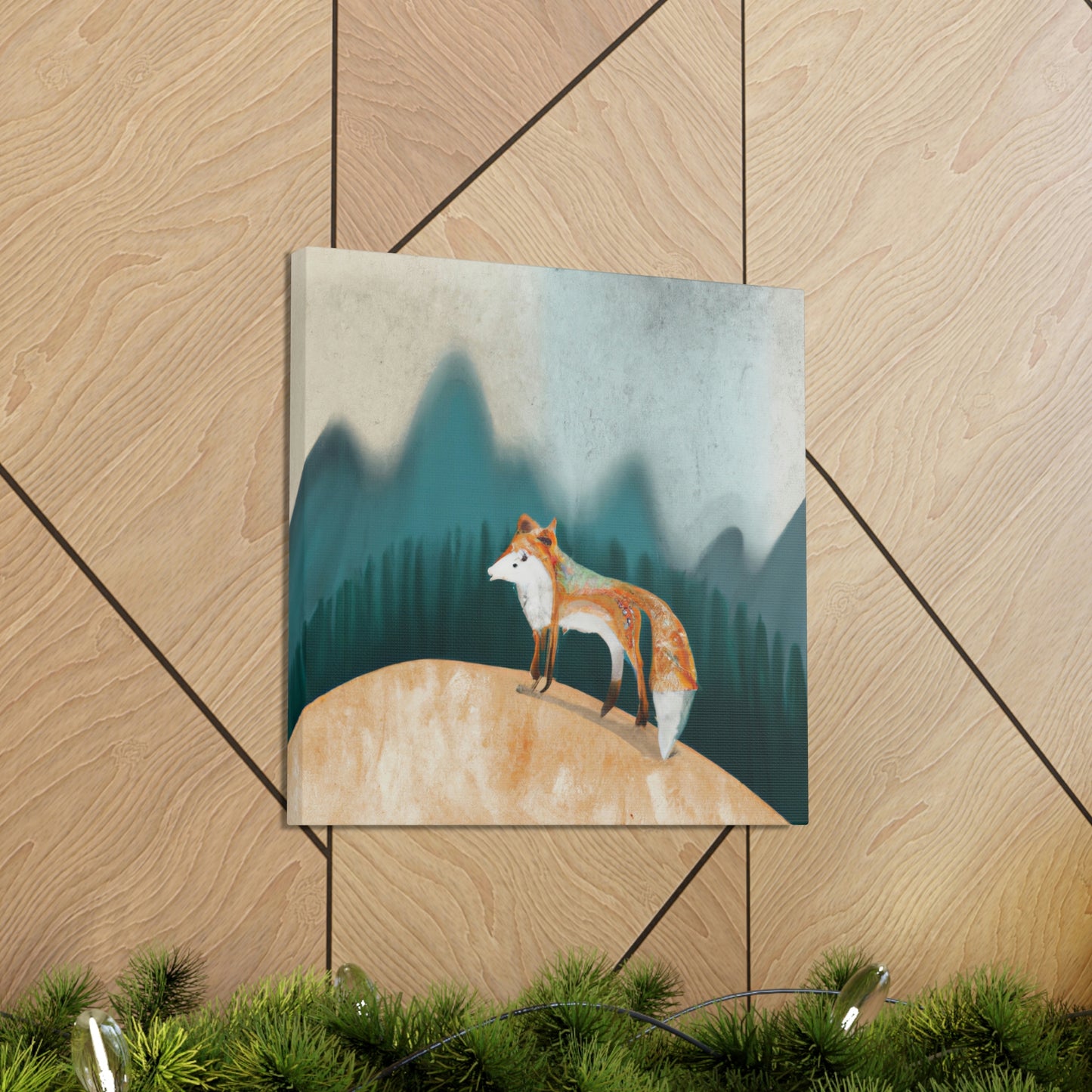 Fox On a Journey - Canvas