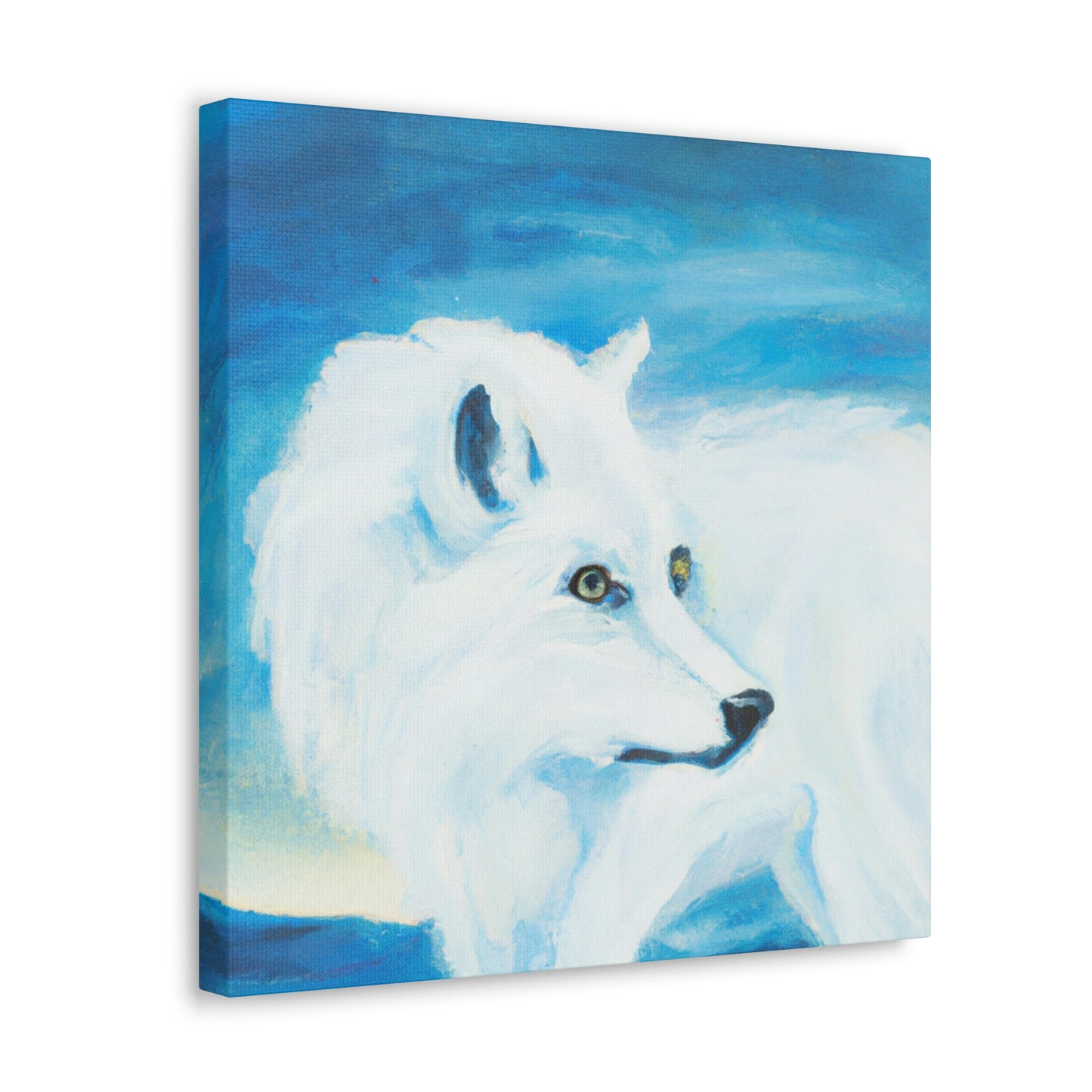 Arctic Wolf Creation - Canvas