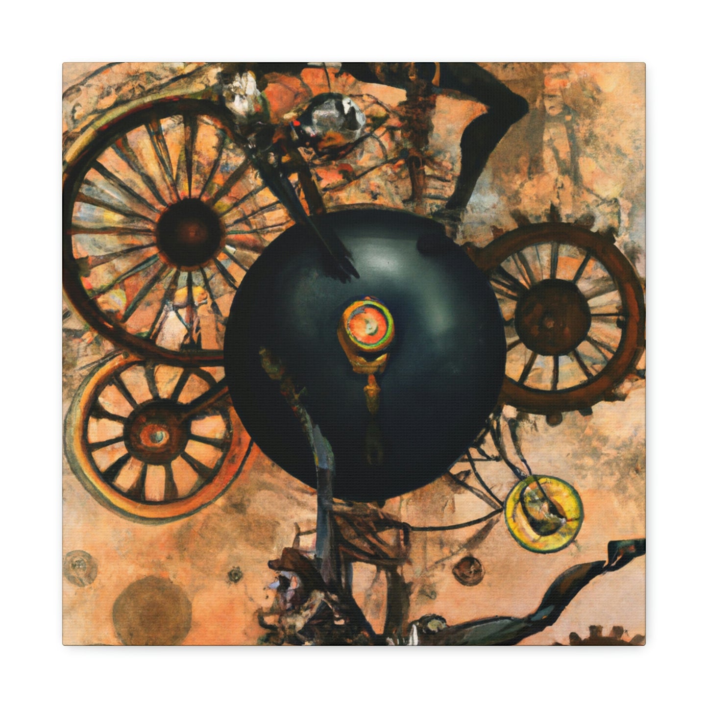 Gymnastics In Steampunk - Canvas