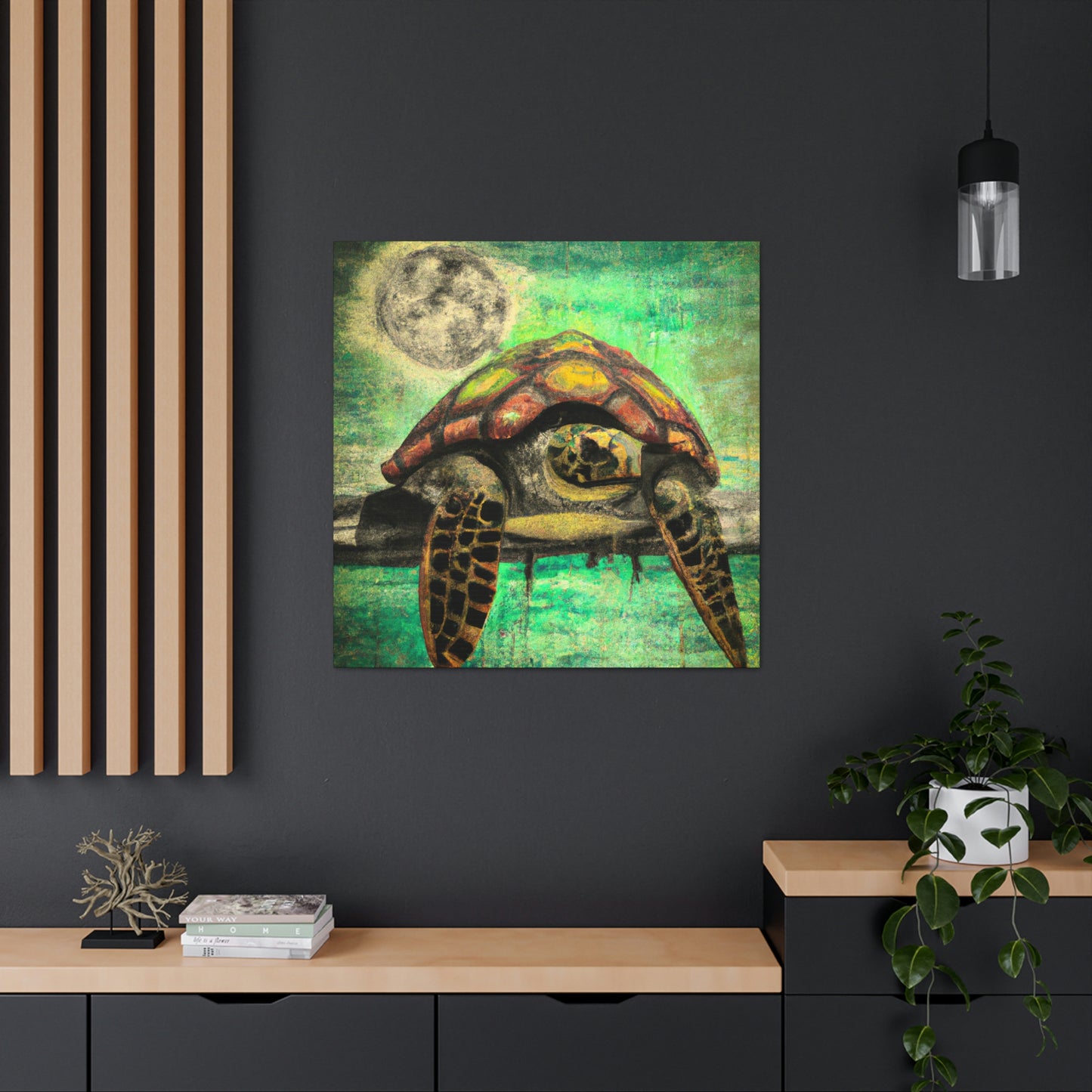 Steampunk Sea Turtle Voyage - Canvas